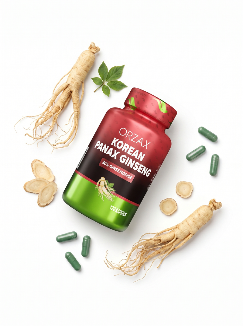 Orzax Premium Ginseng – 1000 mg, 60 Portionen